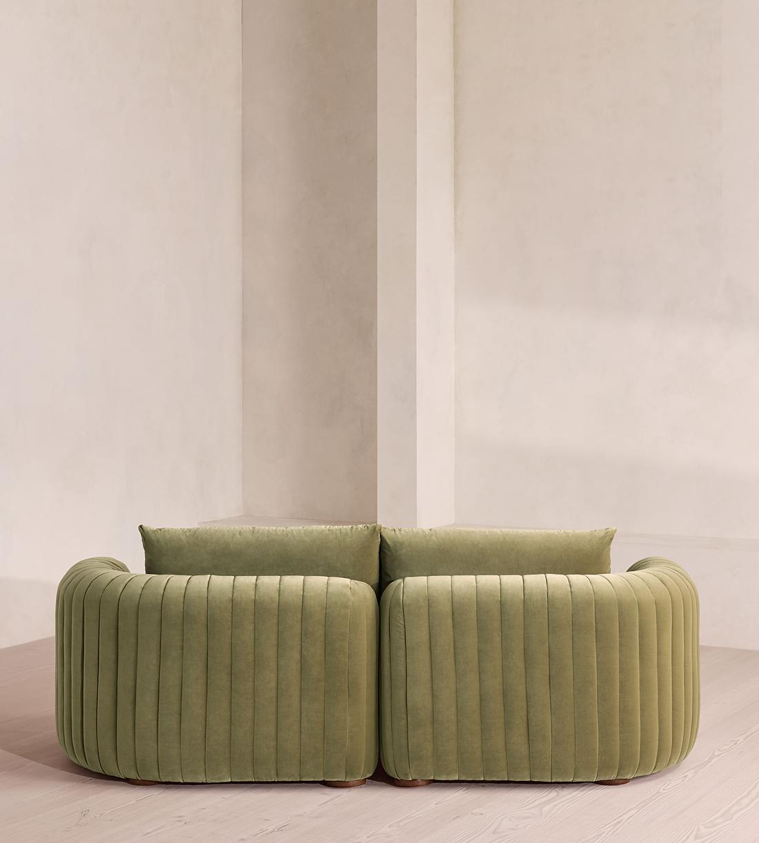 Vivienne Modular Sofa - Three Seater - Velvet Lichen - Images - Image 4