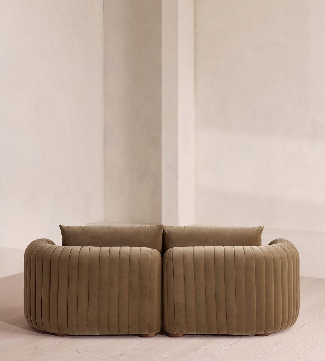Vivienne Modular Sofa - Three Seater - Velvet - Truffle - UK - Images - Image 4