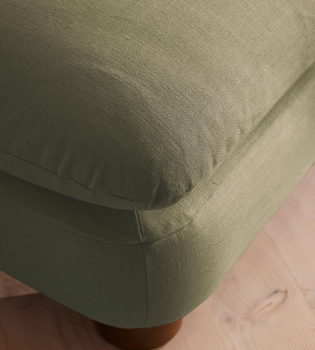 Vivienne Ottoman - Linen - Sage - Images - Image 3