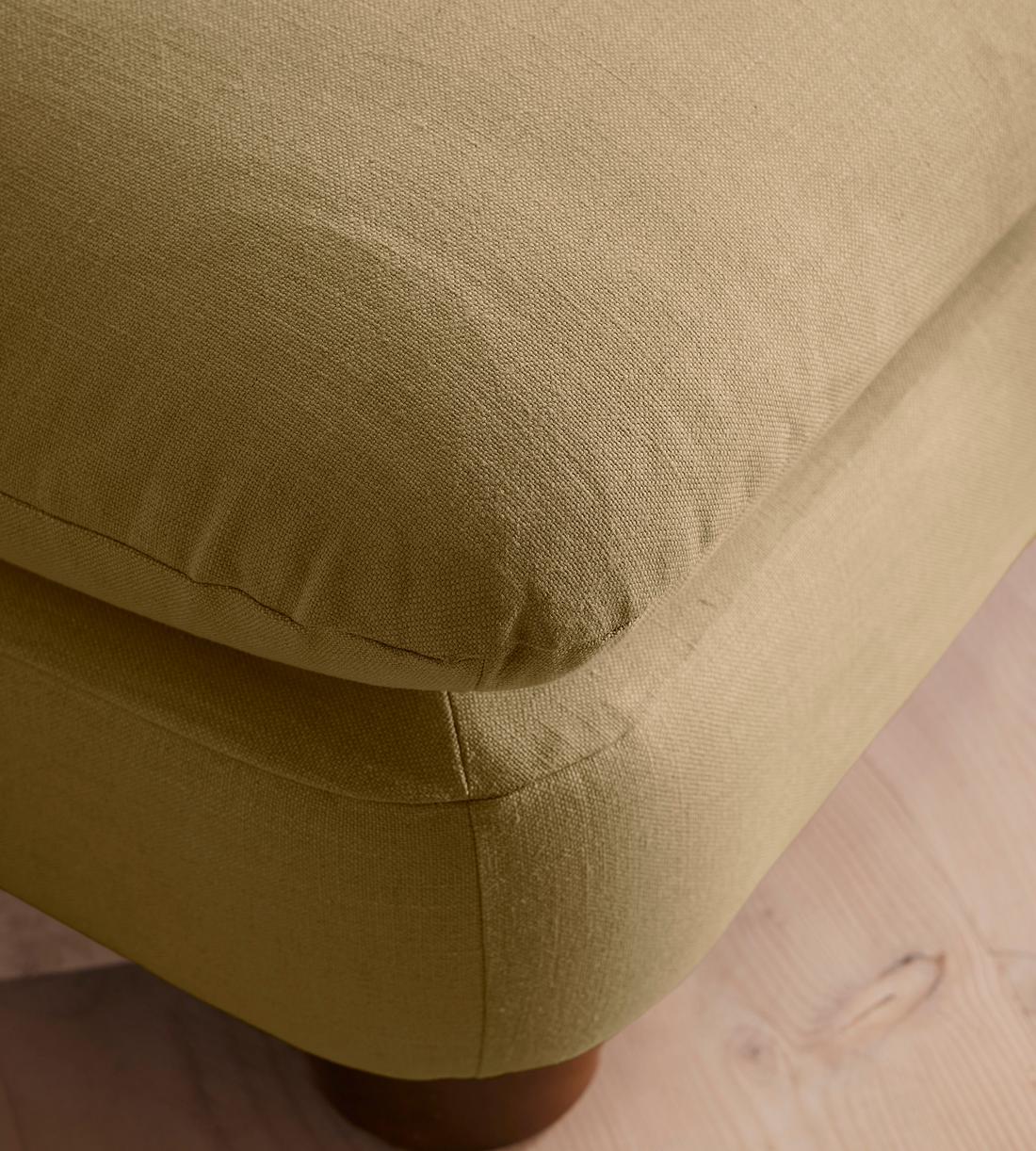 Vivienne Sectional Sofa - Armless Module - Linen - Wheat - US - Image 7