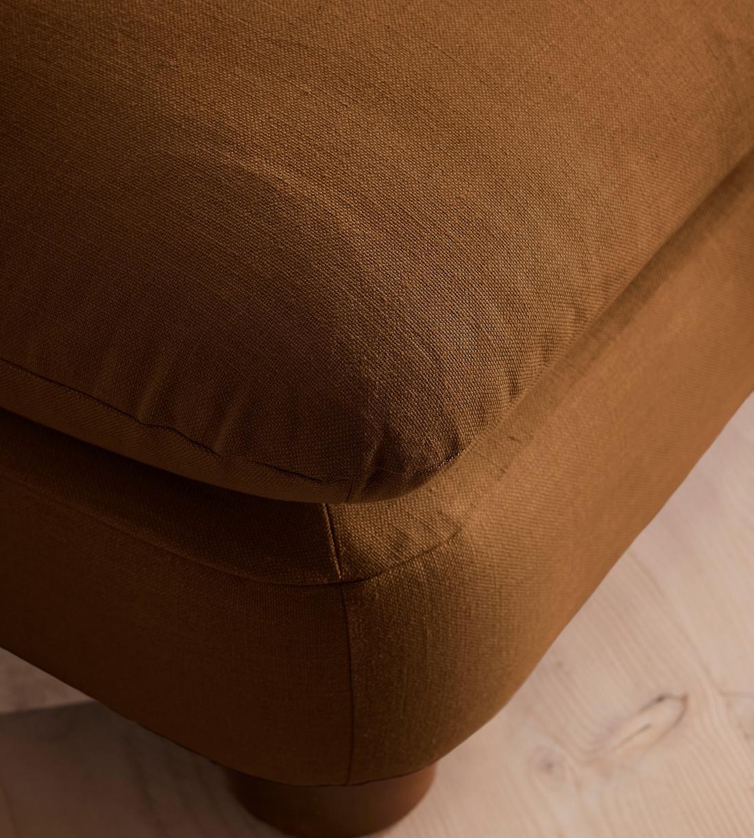 Vivienne Ottoman - Linen - Terracotta - UK - Images - Image 3