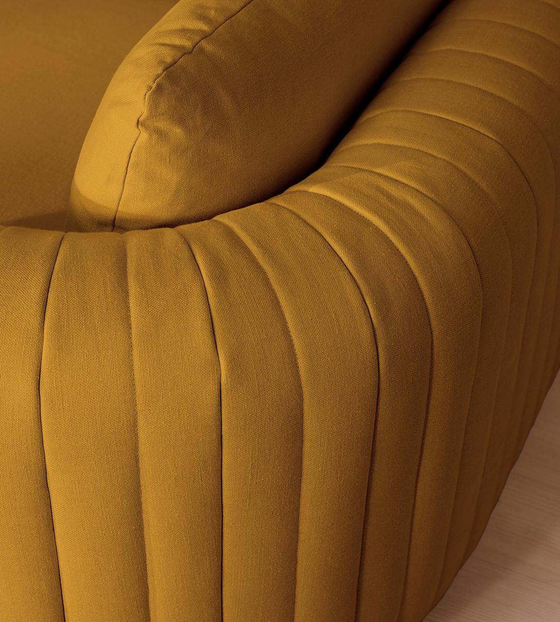 Vivienne Modular Sofa - L-Shape Sofa - Linen - Turmeric - UK - Images - Image 7