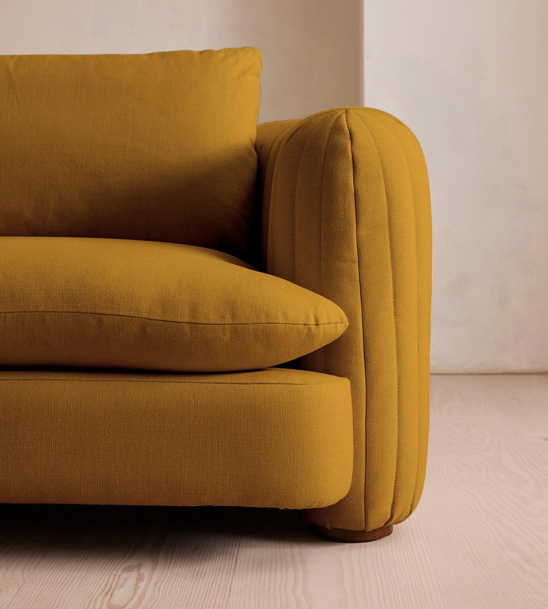 Vivienne Deeper Sit Modular Sofa - L-Shape Sofa - Linen - Turmeric - UK - Images - Image 5