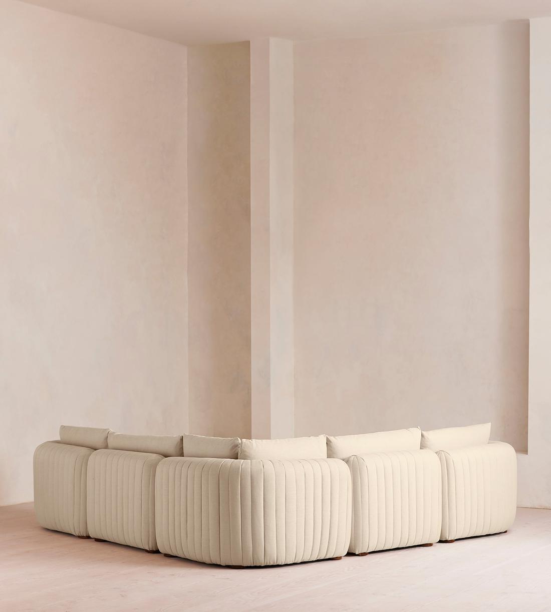 Vivienne Deeper Sit Modular Sofa - Corner Sofa - Linen - Bisque - Images - Image 3