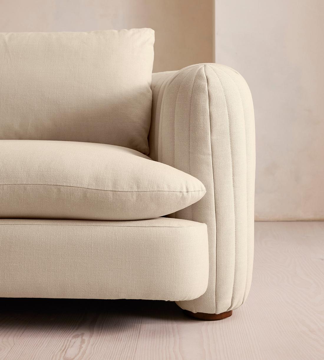 Vivienne Sectional Corner Sofa - Linen - Bisque - US - Images - Image 5