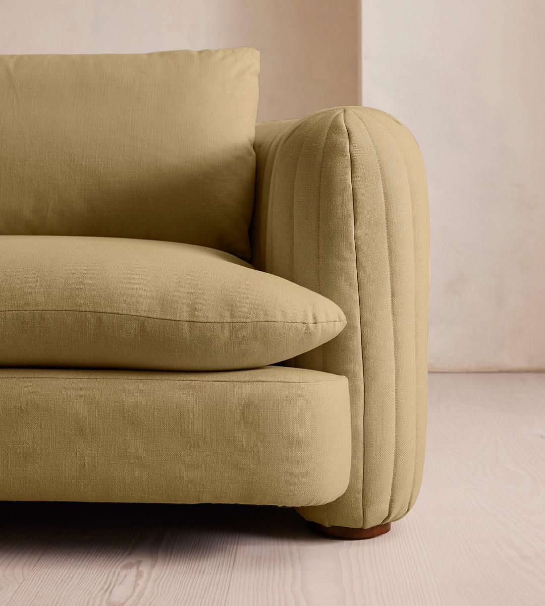 Vivienne Deeper Sit Modular Sofa - Corner Sofa - Linen - Wheat - Images - Image 5