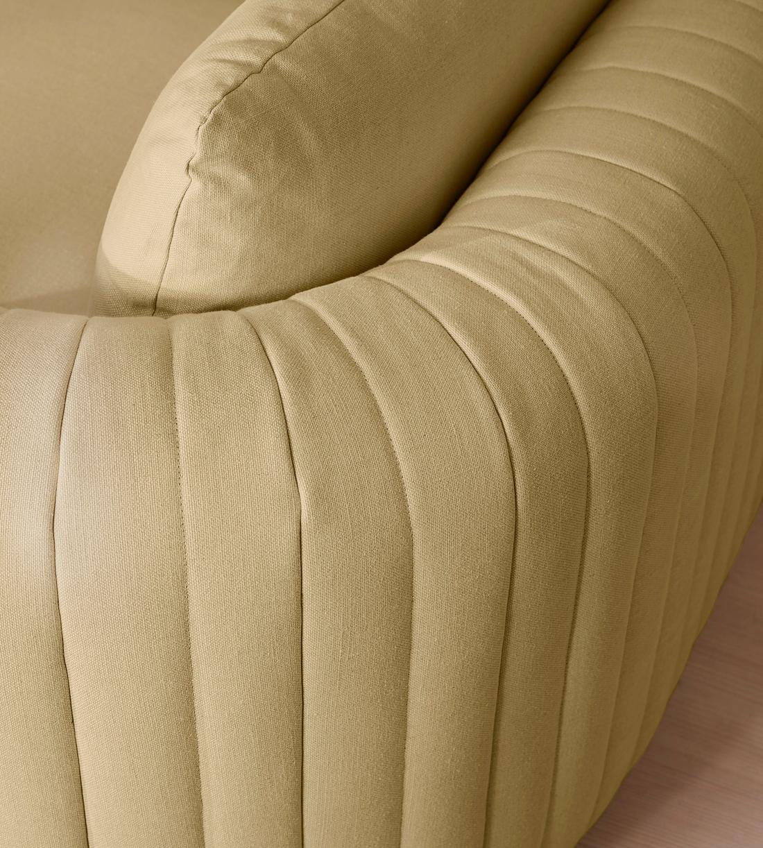 Vivienne Deeper Sit Modular Sofa - Corner Sofa - Linen - Wheat - Images - Image 7