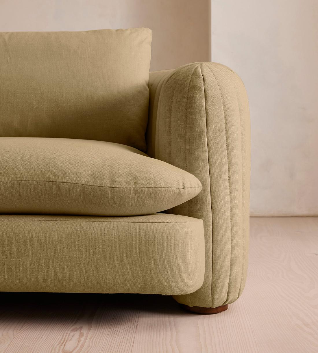Vivienne Modular Sofa - Three Seater - Linen - Wheat - Images - Image 5