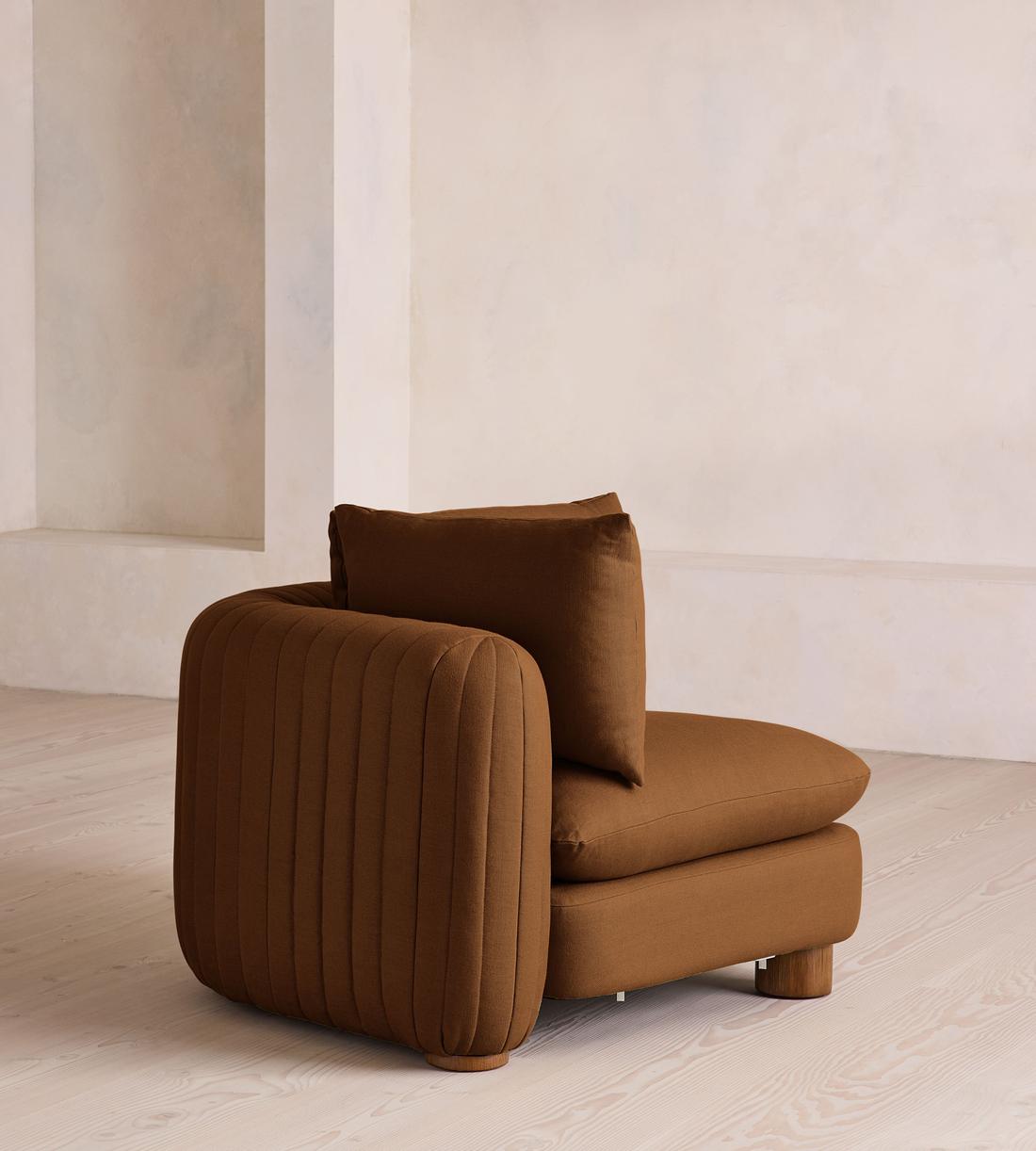 Vivienne Ottoman - Linen - Terracotta - US - Image 9