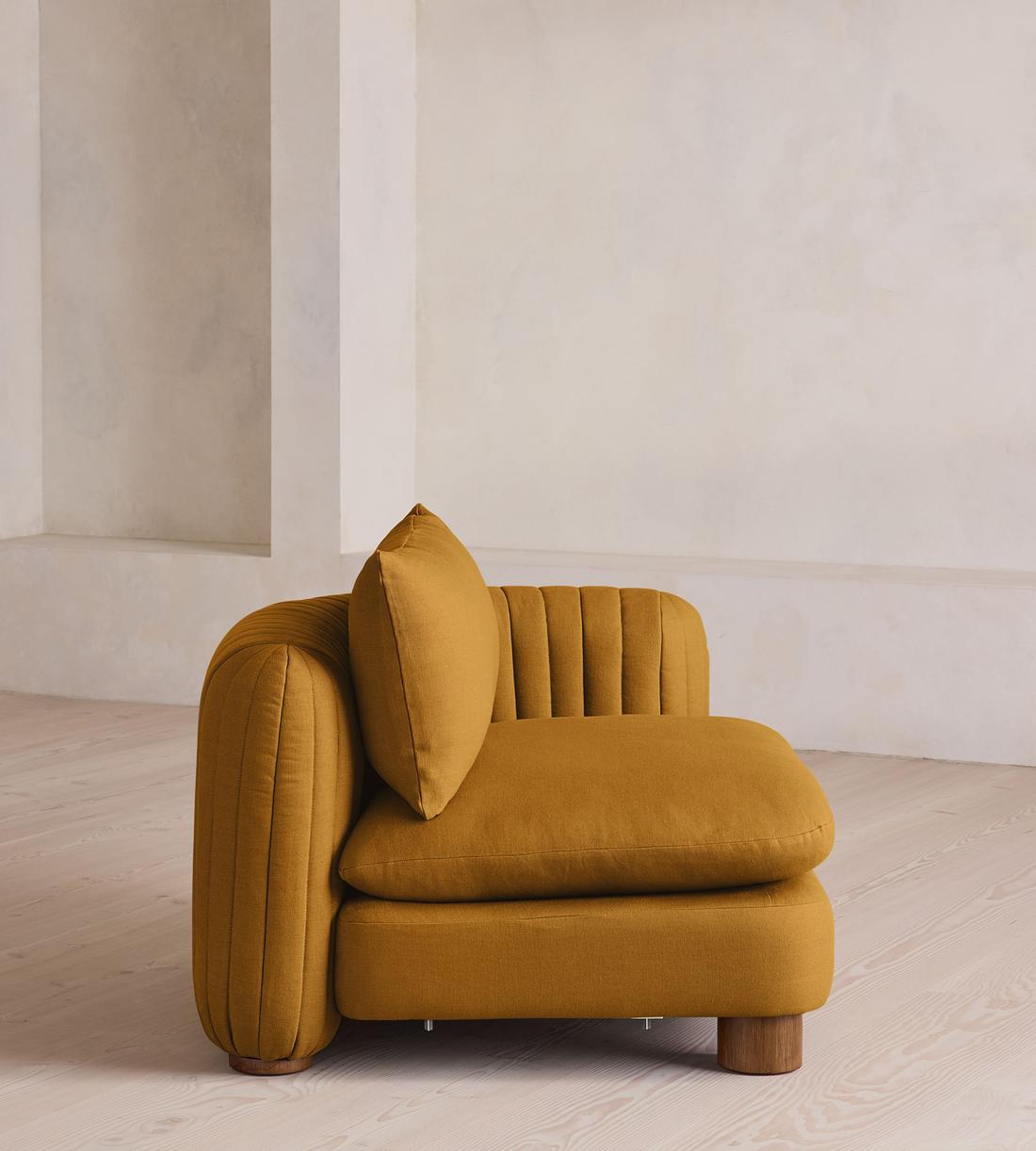 Vivienne Ottoman - Linen - Turmeric - US - Image 7