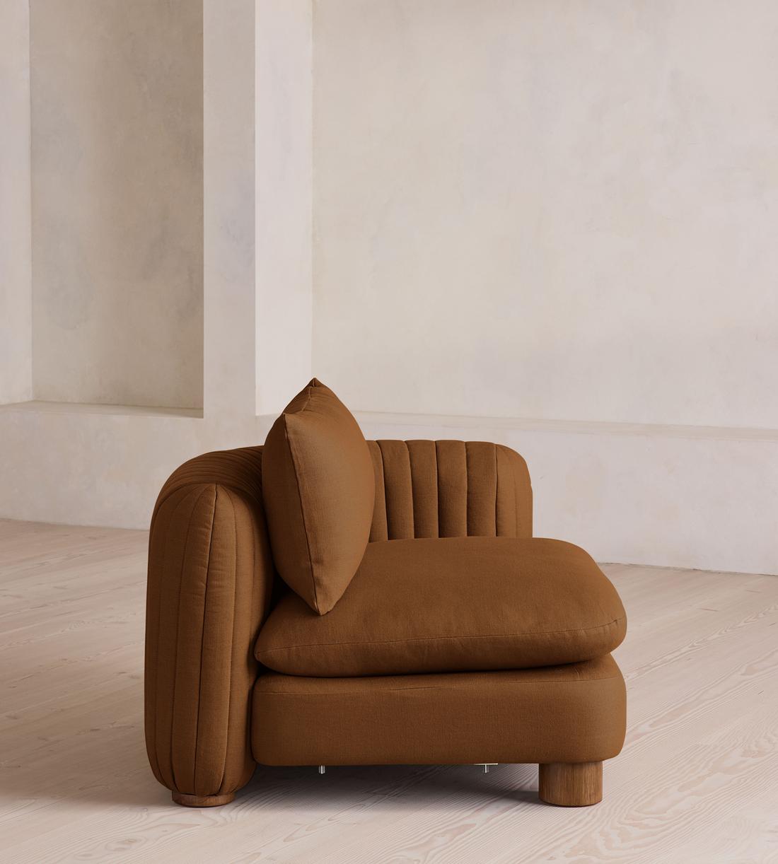 Vivienne Ottoman - Linen - Terracotta - US - Image 7
