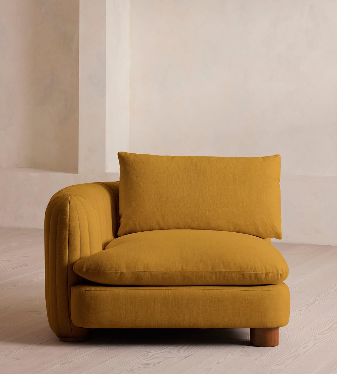 Vivienne Ottoman - Linen - Turmeric - US - Image 1