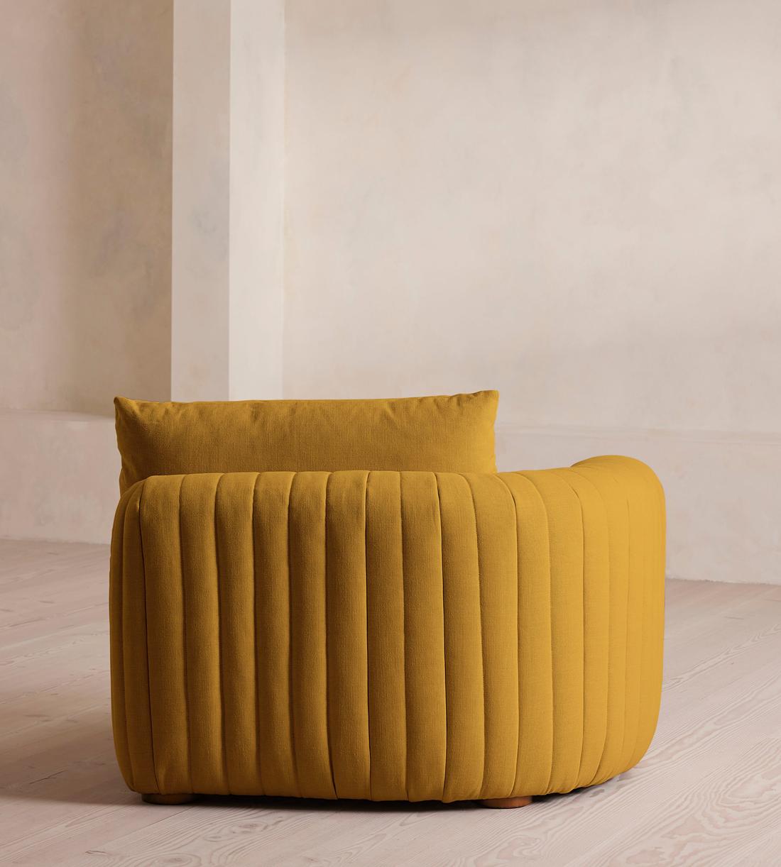 Vivienne Ottoman - Linen - Turmeric - US - Image 4