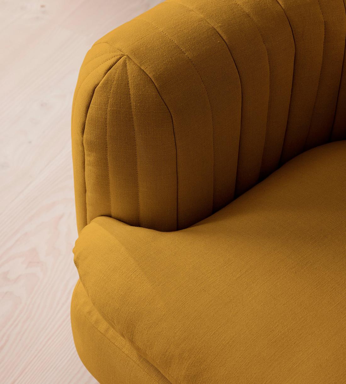 Vivienne Ottoman - Linen - Turmeric - US - Image 5