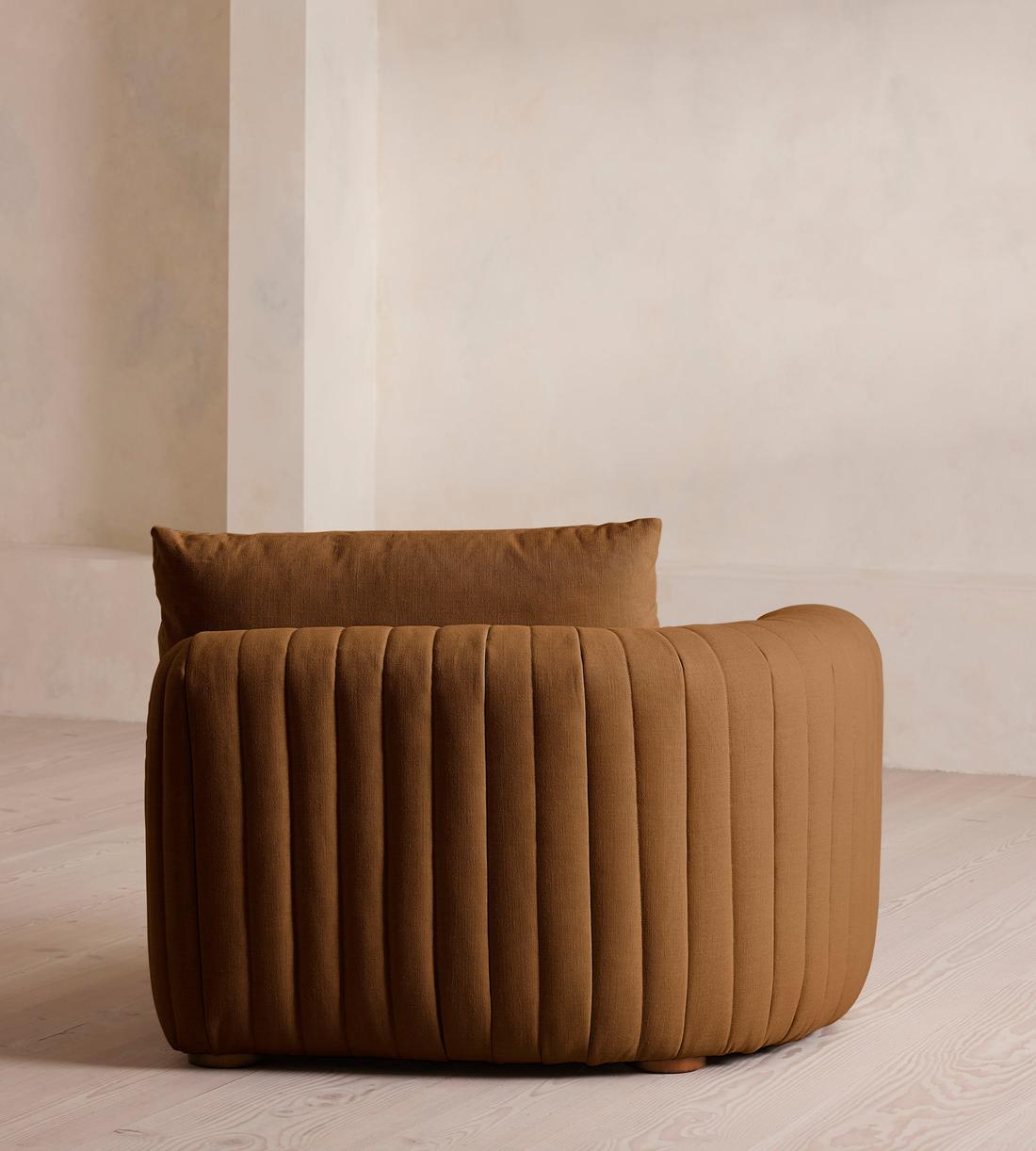Vivienne Ottoman - Linen - Terracotta - US - Image 4