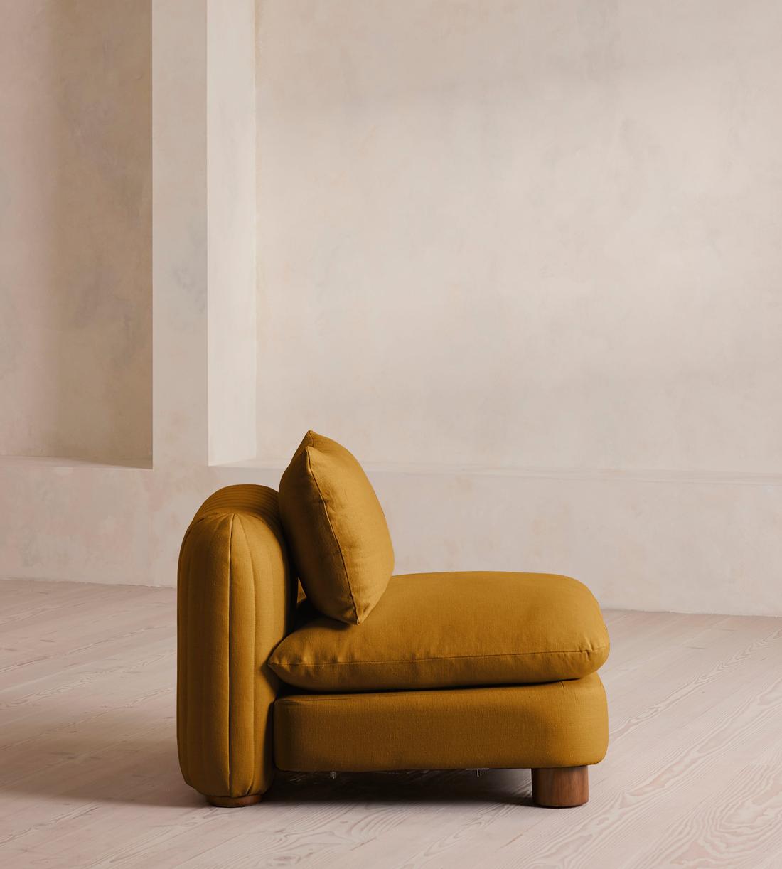 Vivienne Ottoman - Linen - Turmeric - US - Image 8