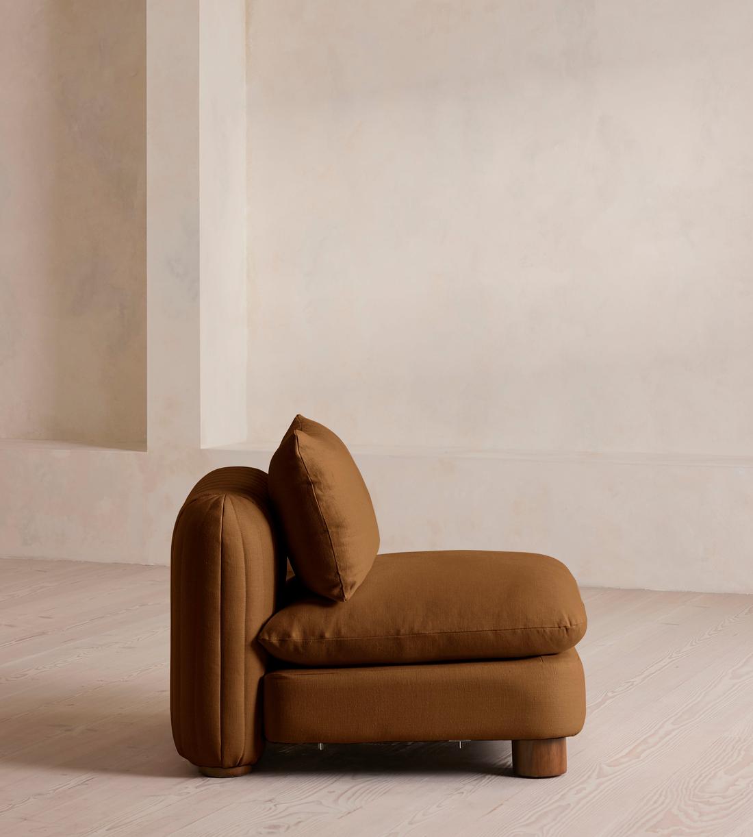 Vivienne Ottoman - Linen - Terracotta - US - Image 8