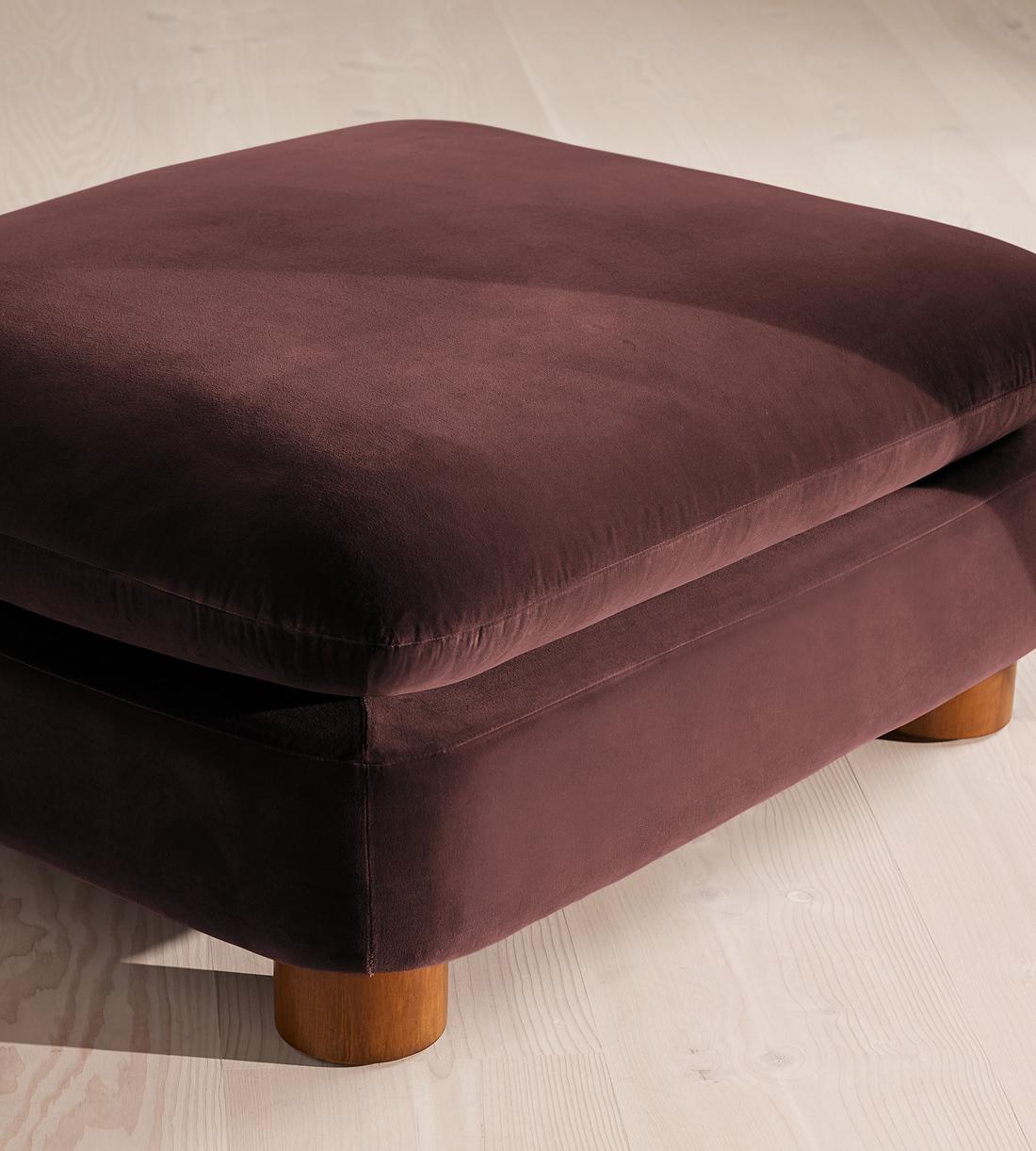 Vivienne Ottoman - Velvet - Aubergine - UK - Image 5