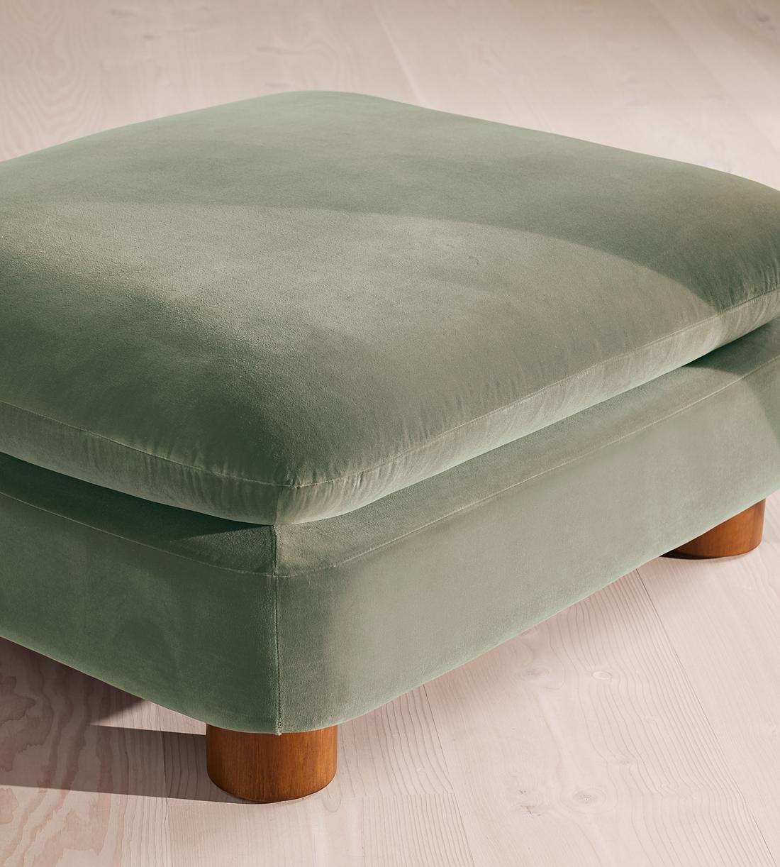 Vivienne Ottoman - Velvet - Seafoam - UK - Images - Image 5