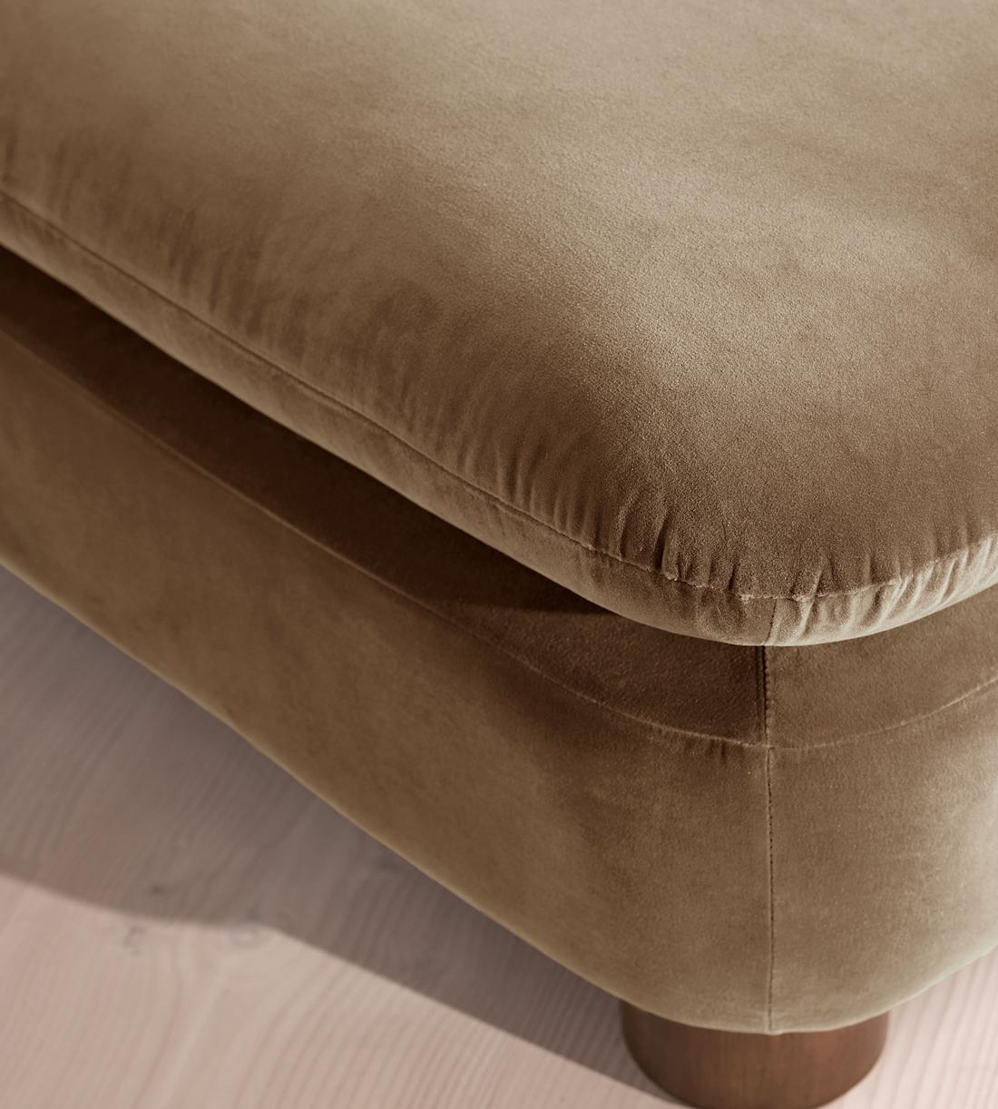 Vivienne Ottoman - Velvet - Truffle - US - Images - Image 3