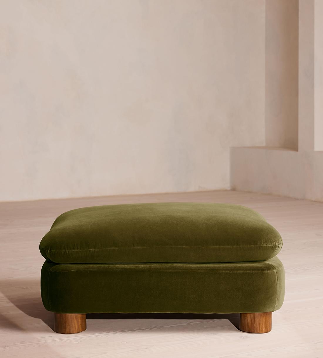 Vivienne Ottoman - Velvet Olive - Listing - Image 2