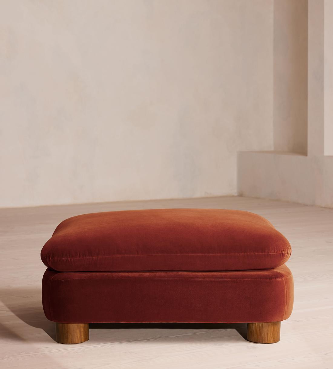 Vivienne Ottoman - Velvet Rust - Listing - Image 2