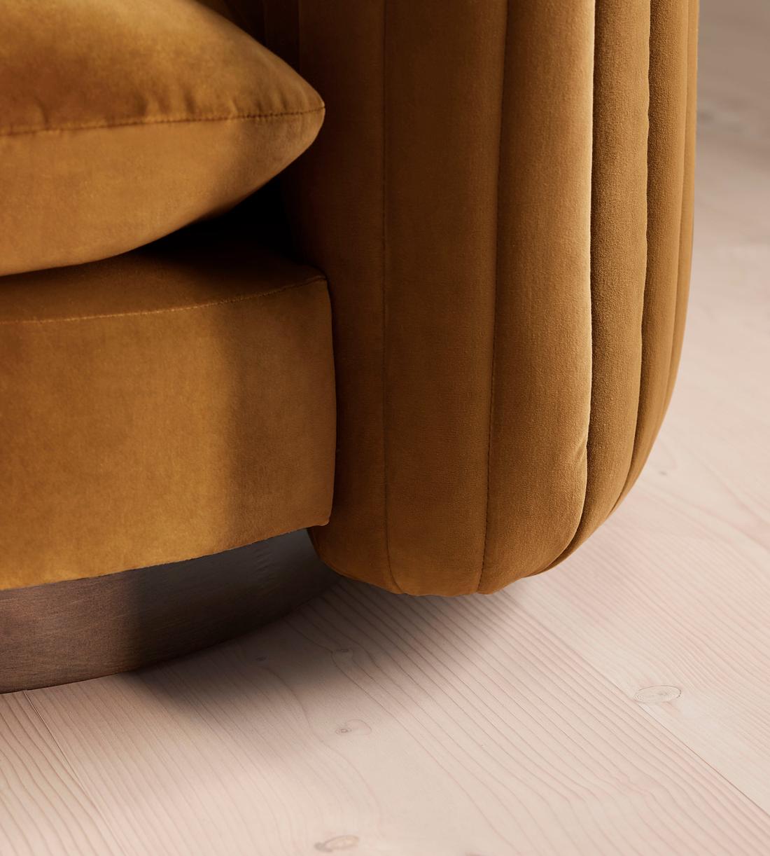 Vivienne Armchair - Velvet - Mustard - Images - Image 5