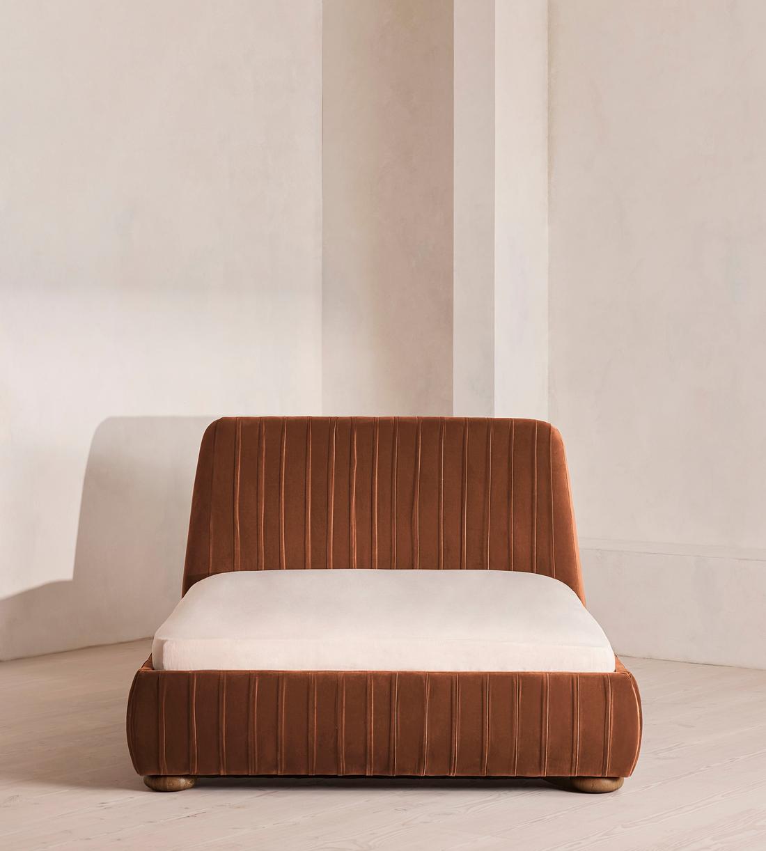 Vivienne Bed - King - Velvet - Cinnamon - US - Listing - Image 2
