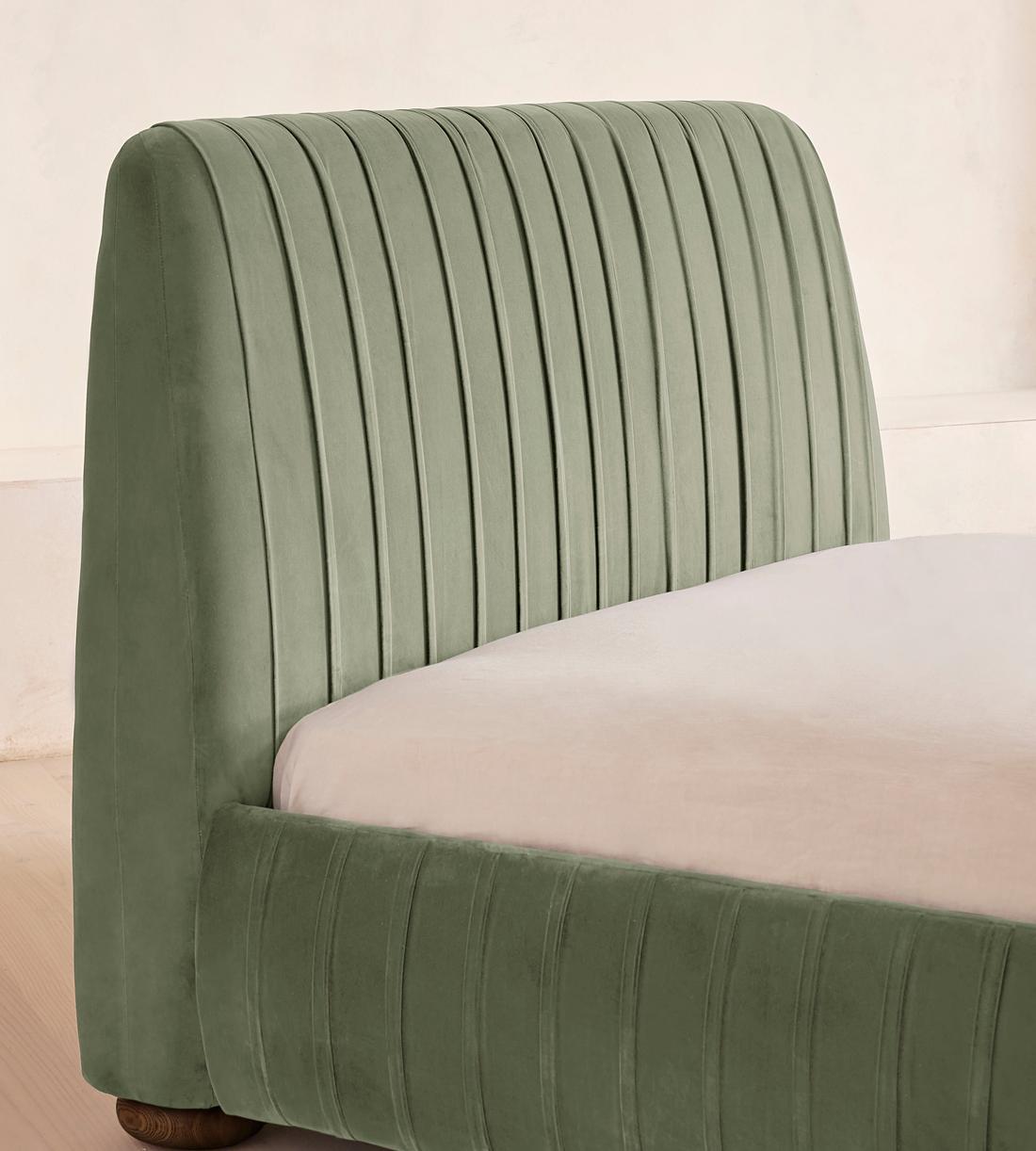 Vivienne Bed - Double - Velvet - Seafoam - UK - Images - Image 3