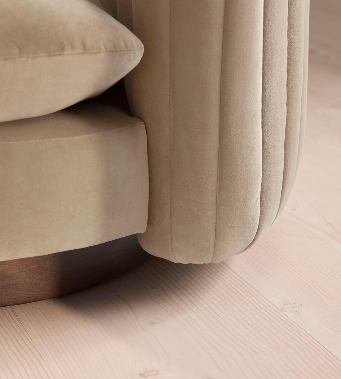 Vivienne Armchair - Velvet - Oyster - UK - Images - Image 6
