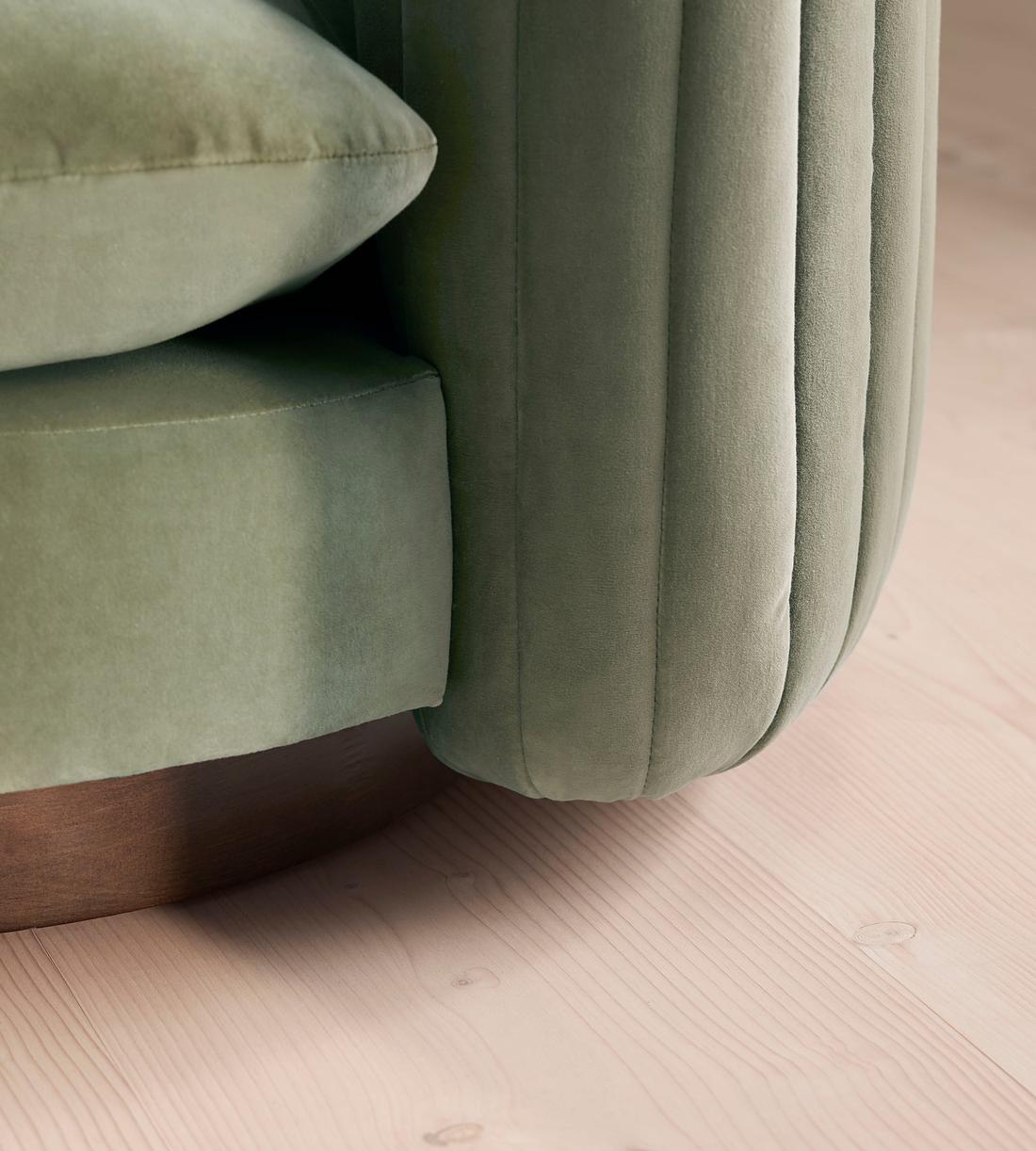 Vivienne Armchair - Velvet - Seafoam - UK - Images - Image 6