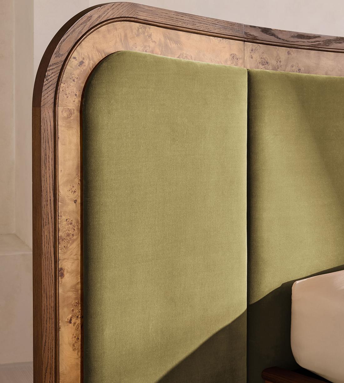Alana Bed - King - Velvet - Lichen - Images - Image 3