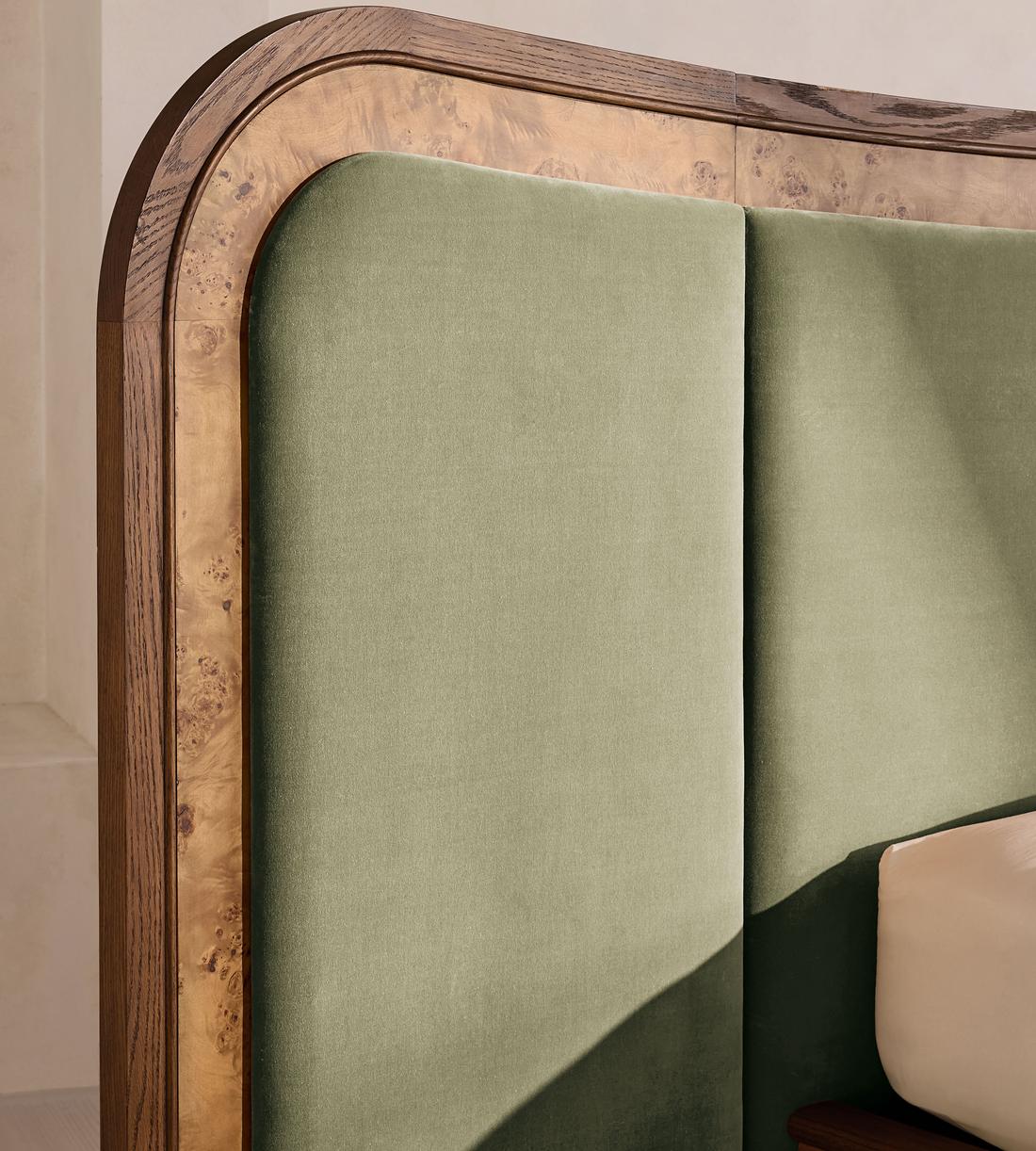 Alana Bed - Queen - Velvet - Seafoam - US - Images - Image 3