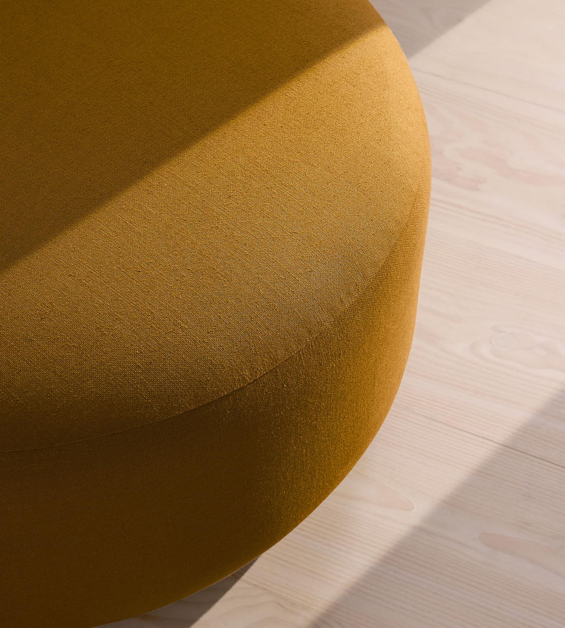 Aline Ottoman - Linen - Turmeric - US - Images - Image 3