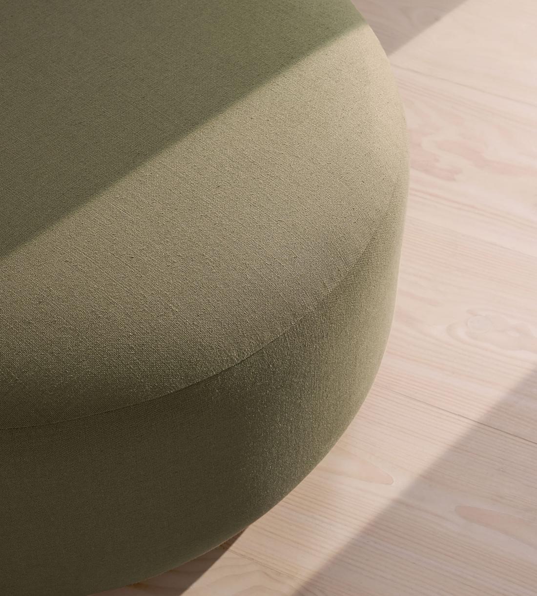 Aline Ottoman - Linen - Sage - UK - Images - Image 3