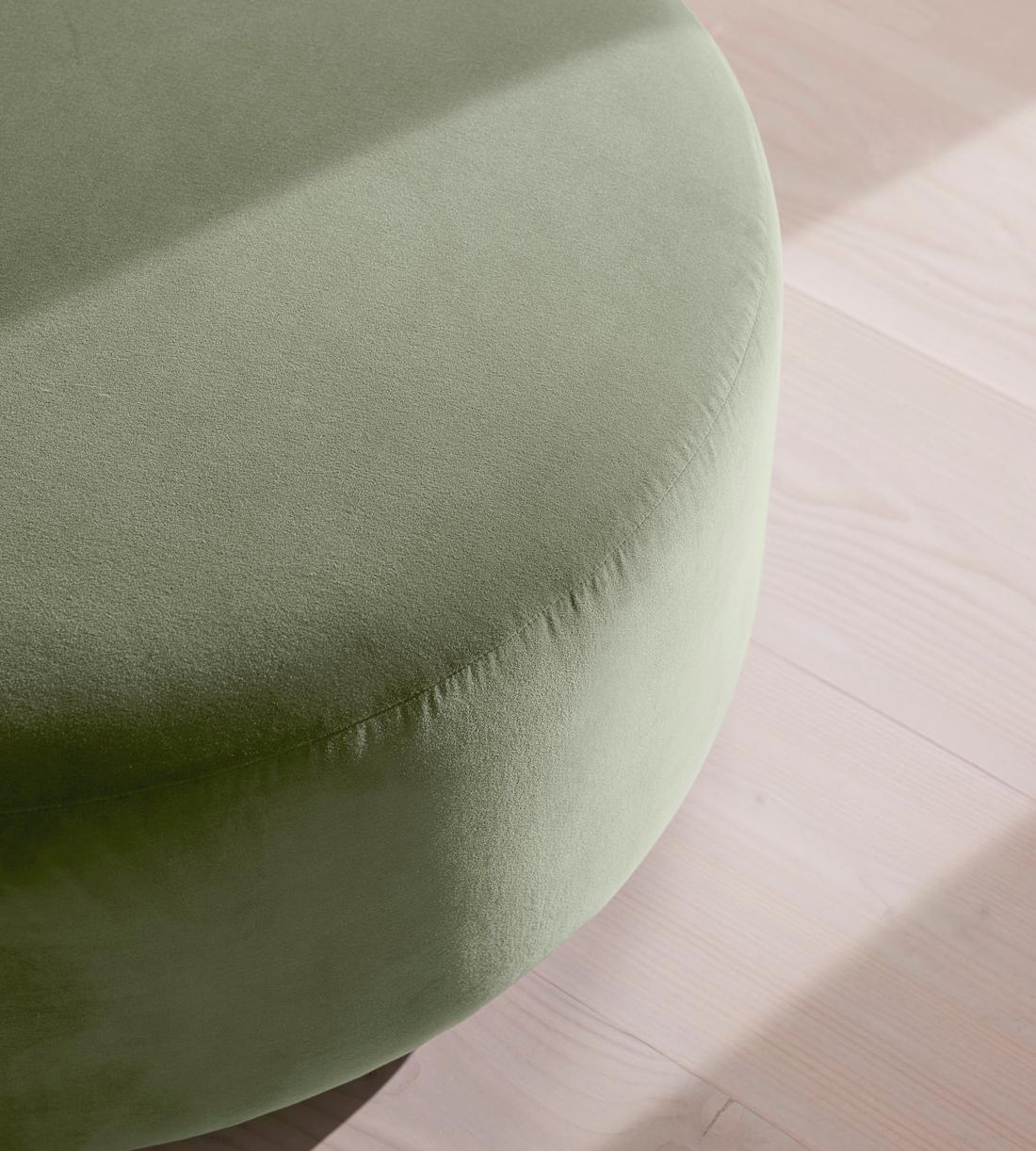 Aline Ottoman - Velvet - Seafoam - US - Images - Image 4