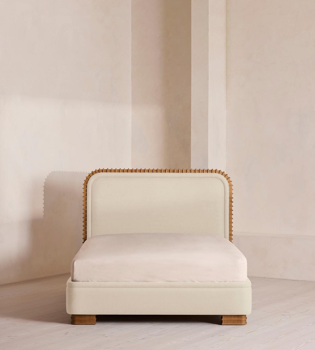 Angus Bed - King - Linen - Bisque - Listing - Image 2