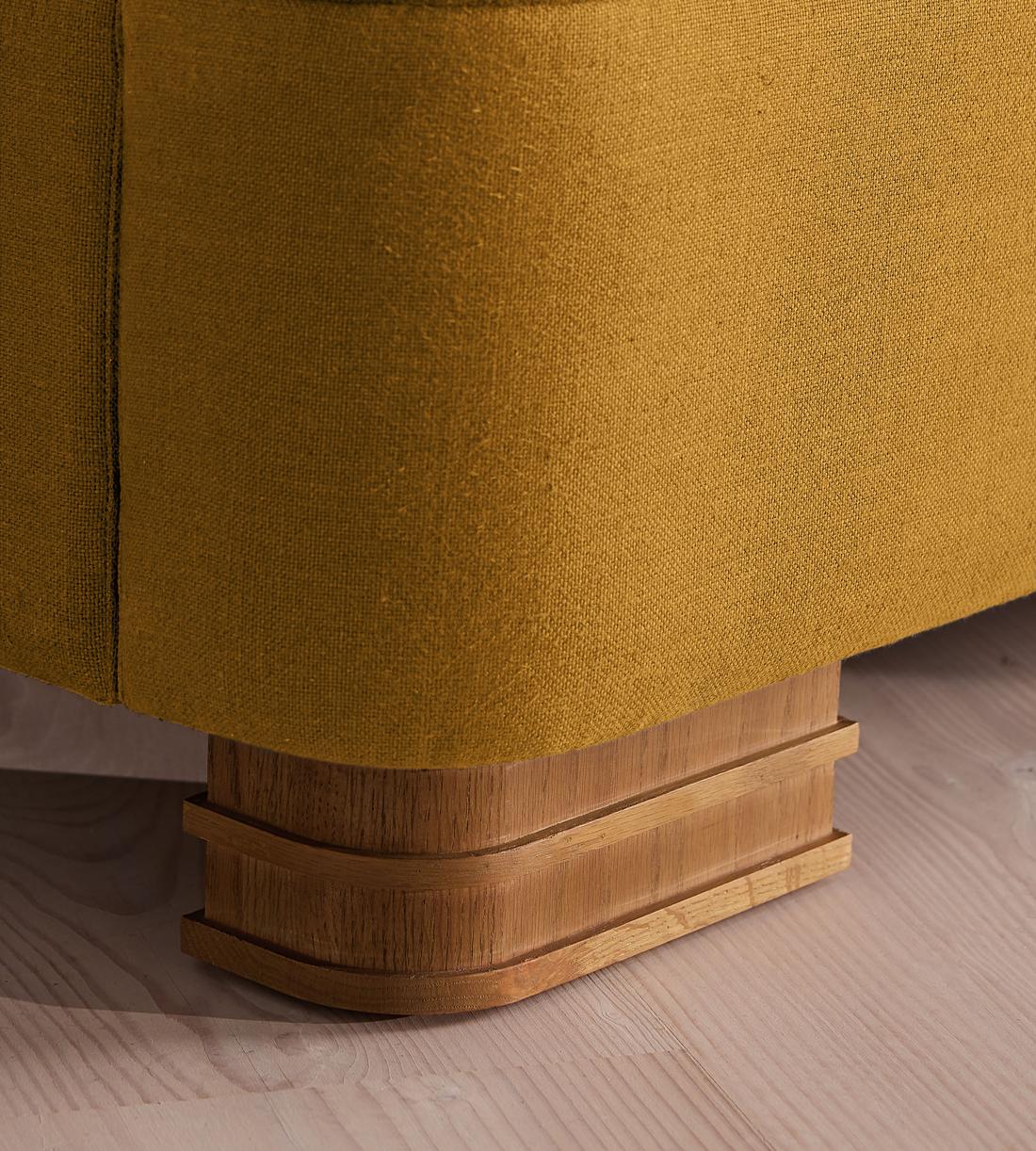 Angus Bed - King - Linen - Turmeric - UK - Images - Image 5