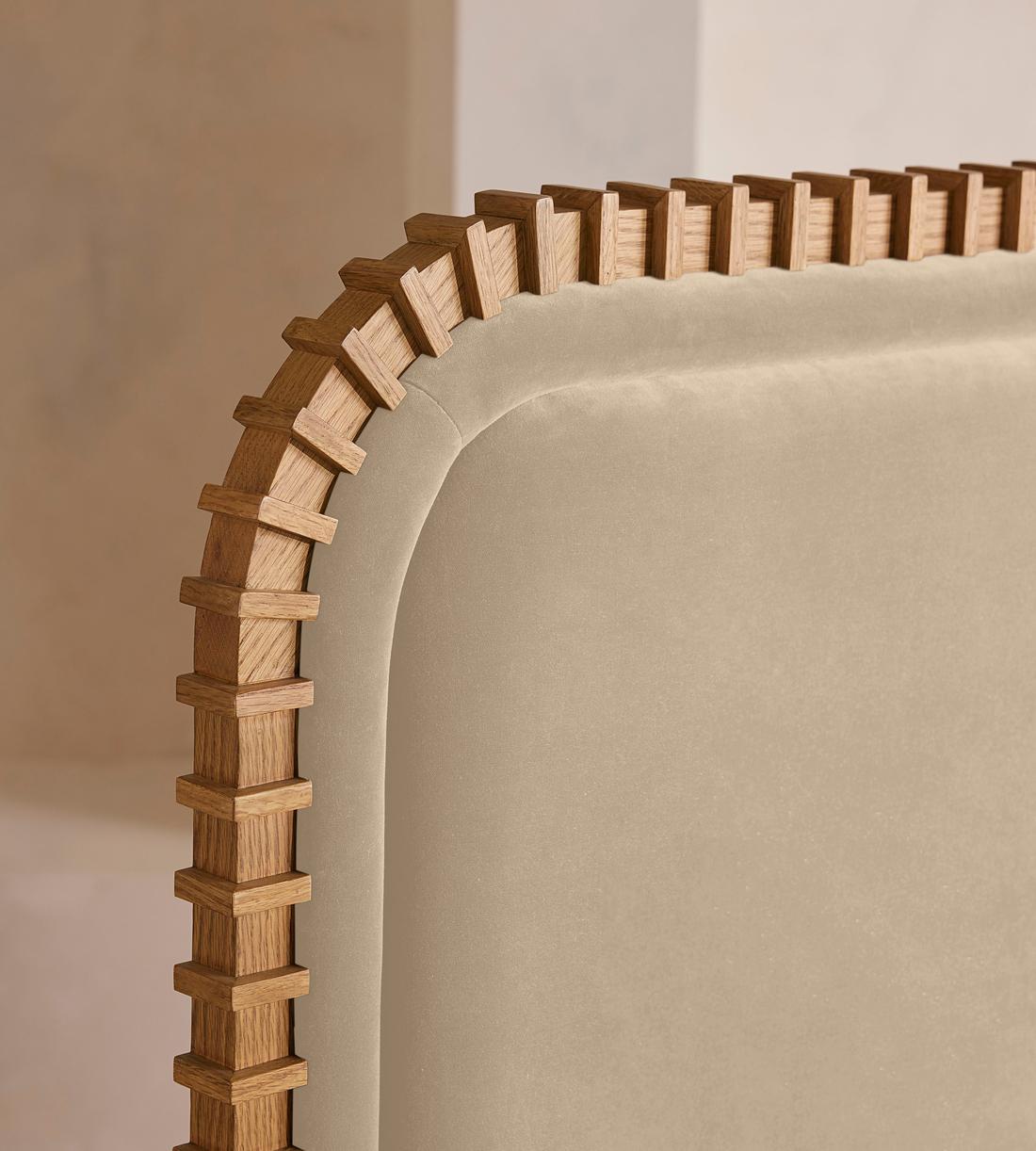 Angus Bed - King - Velvet - Oyster - UK - Images - Image 3