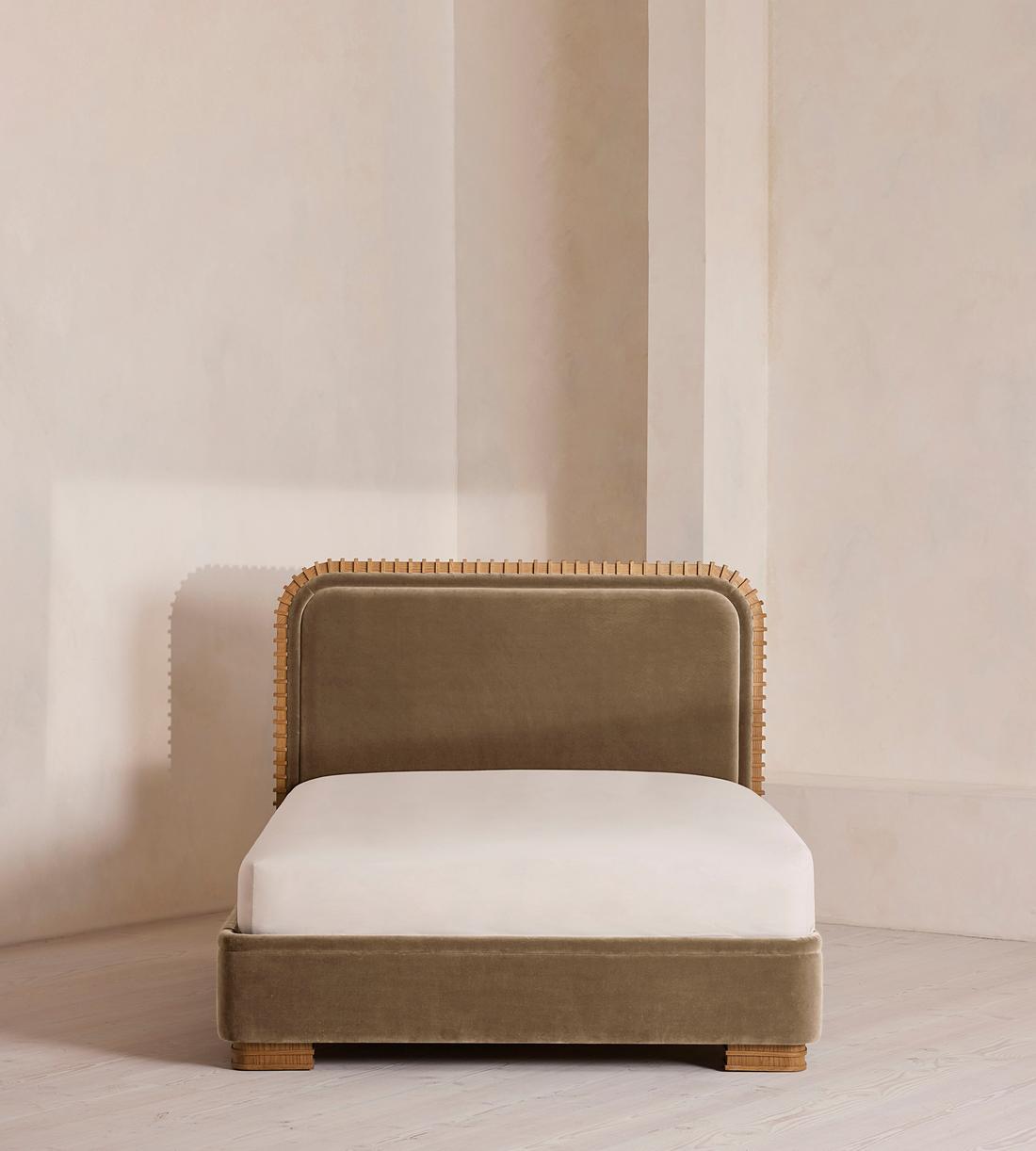 Angus Bed - King - Velvet - Truffle - UK - Listing - Image 2