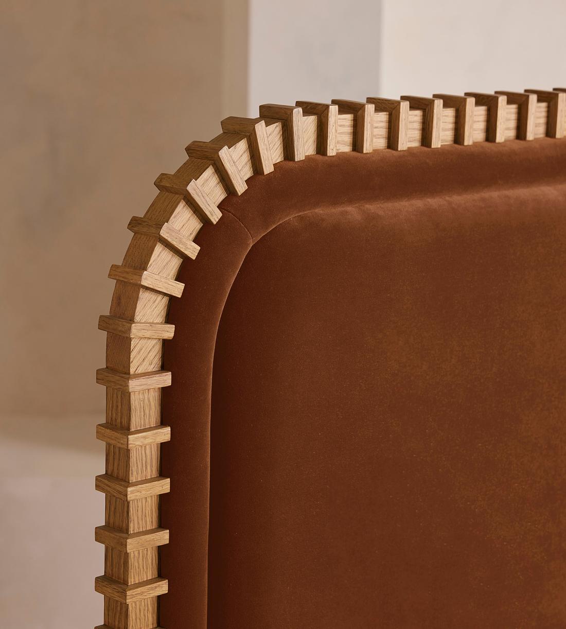 Angus Bed - King - Velvet - Cinnamon - UK - Images - Image 3