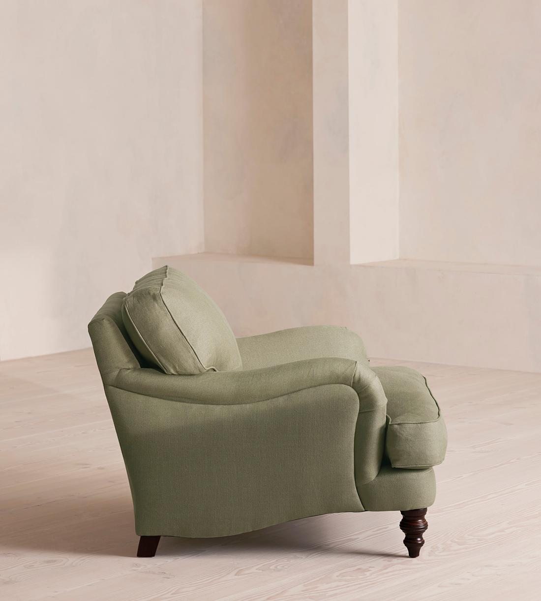 Arundel Loveseat - Linen - Sage - Images - Image 3