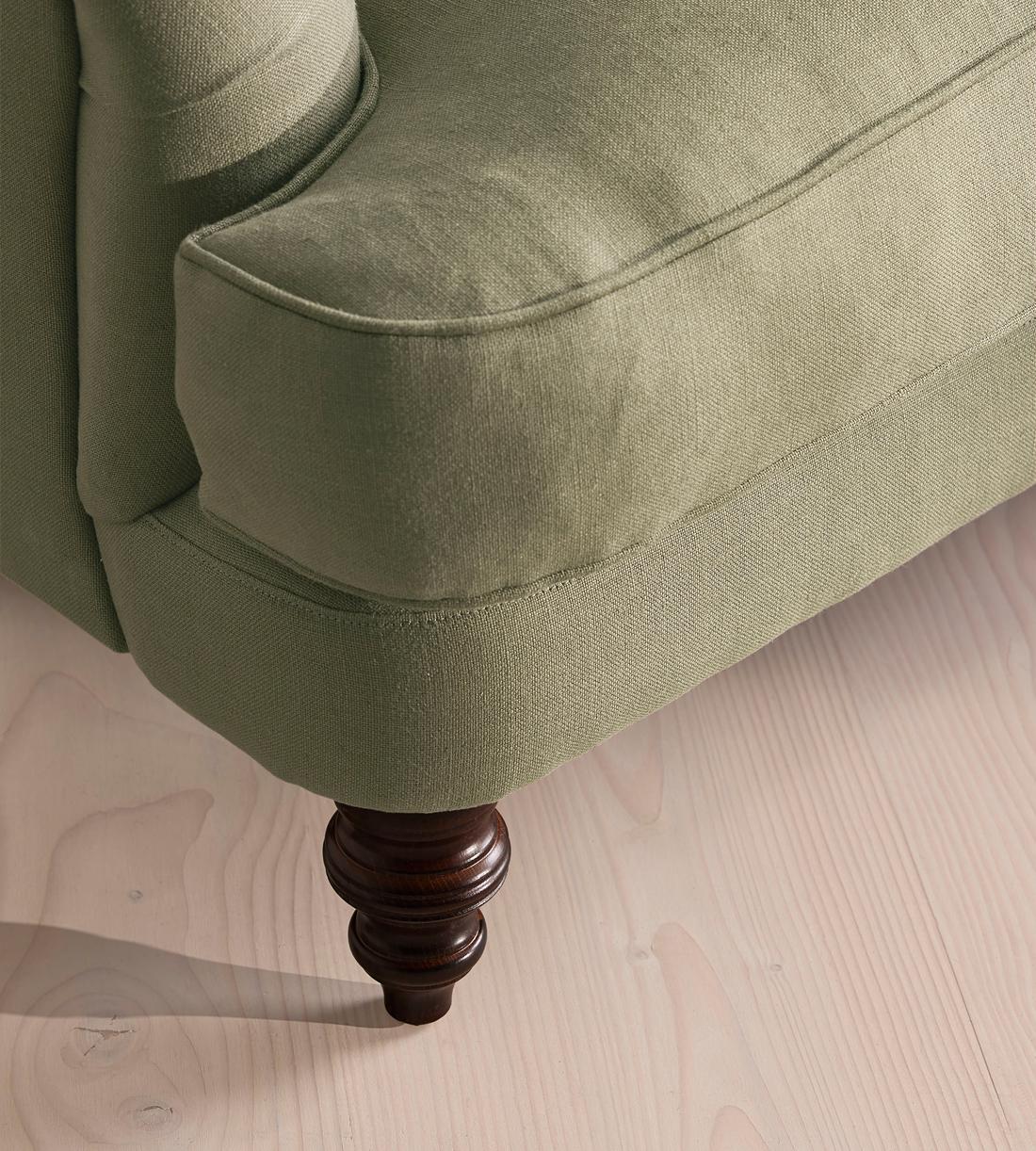 Arundel Loveseat - Linen - Sage - Images - Image 5
