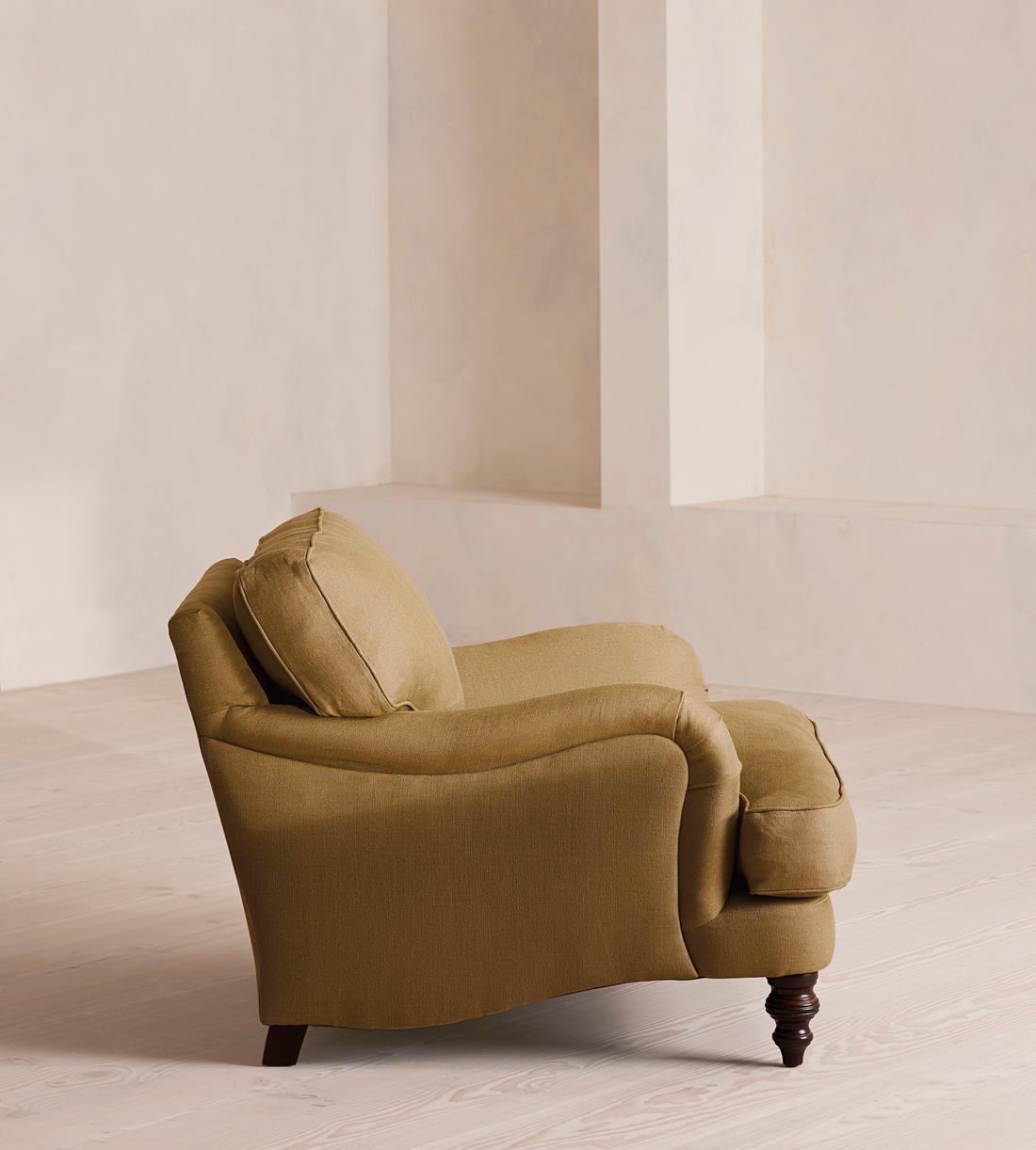 Arundel Loveseat - Linen - Ochre - Images - Image 3