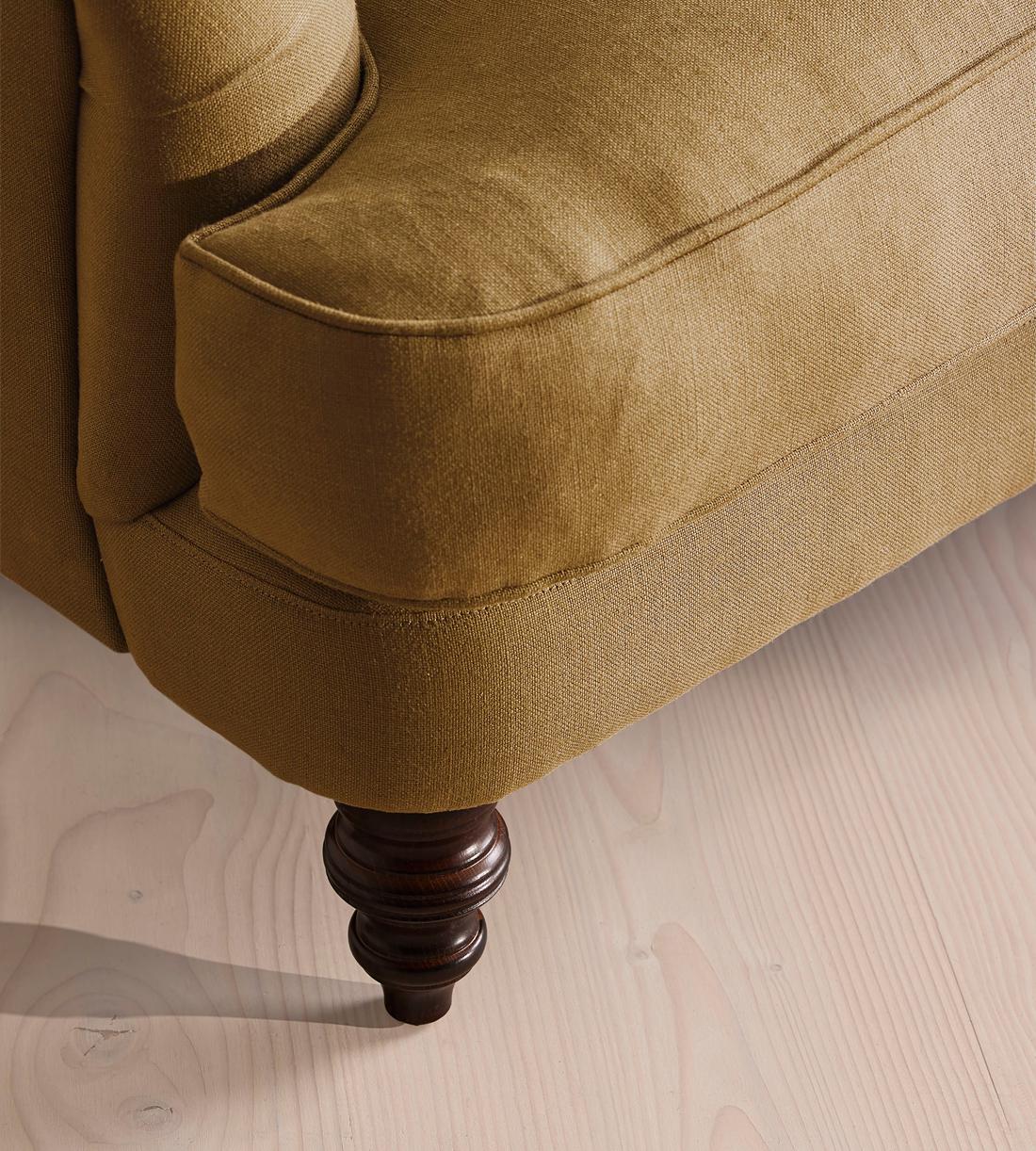 Arundel Loveseat - Linen - Ochre - Images - Image 5