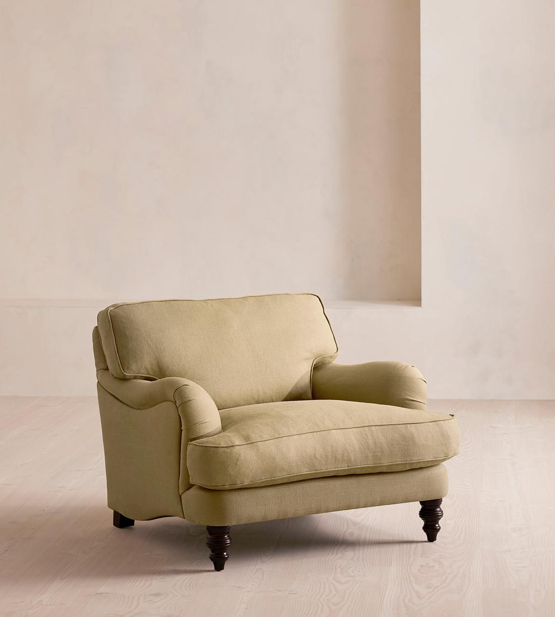 Arundel Loveseat - Linen - Wheat - Listing - Image 1