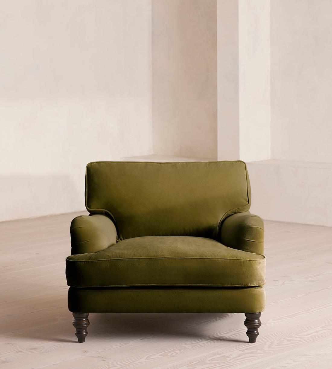 Arundel Loveseat - Velvet - Olive - Listing - Image 2