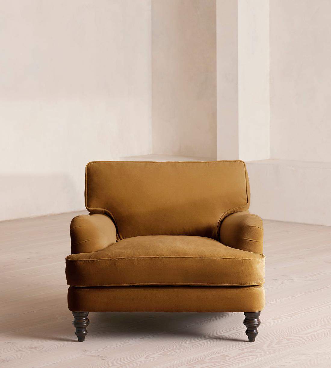 Arundel Loveseat - Velvet - Mustard - Listing - Image 2
