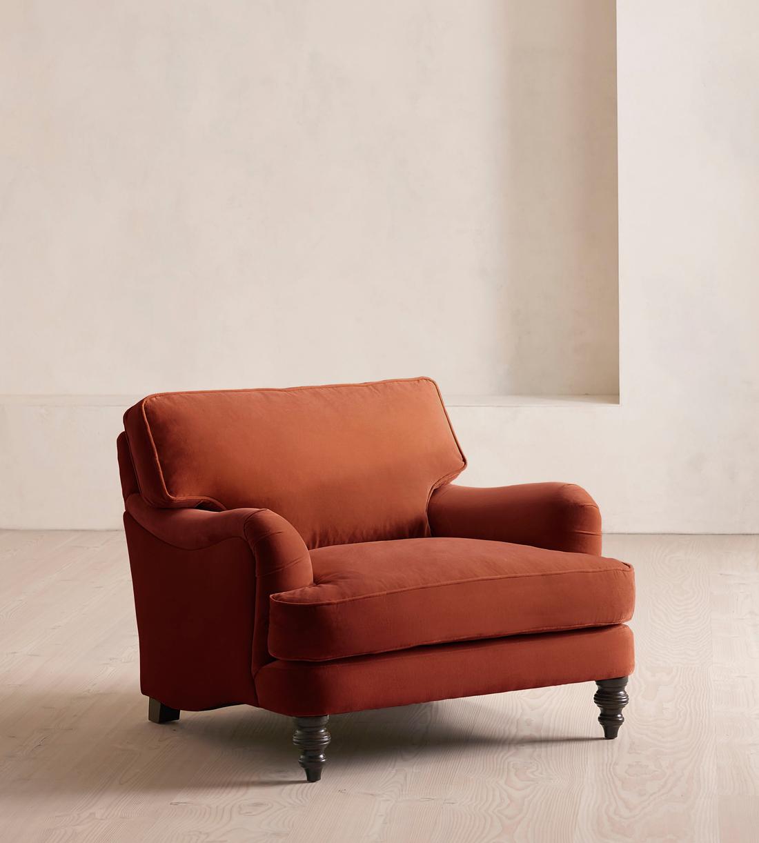 Arundel Loveseat - Velvet Rust - Listing - Image 1