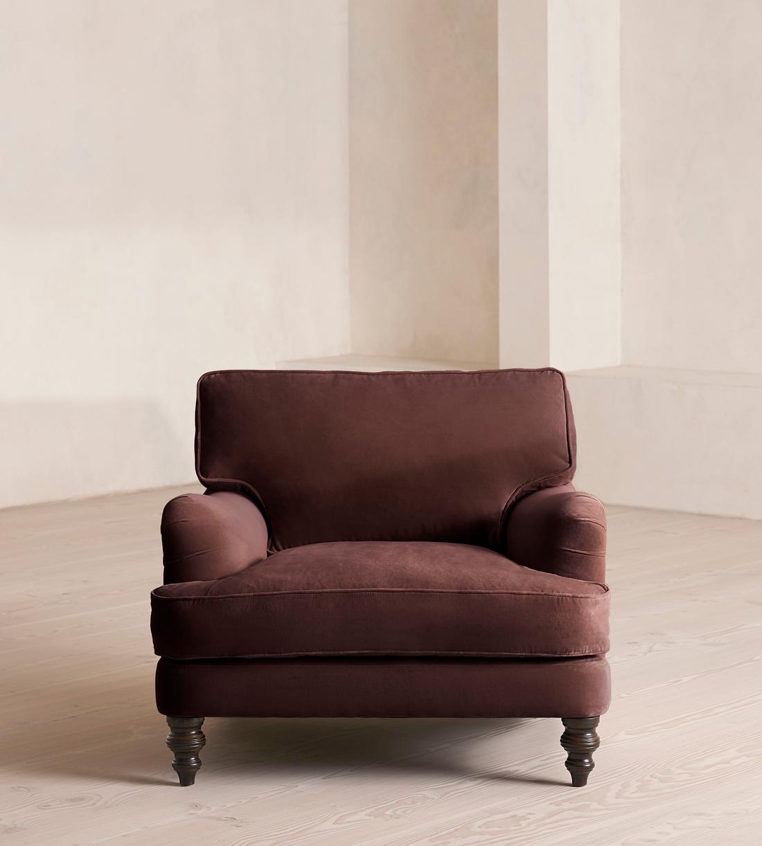 Arundel Loveseat - Velvet - Aubergine - Listing - Image 2